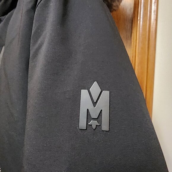 MACKAGE DIXON 2-in-1 Nordic Tech down bomber with blue fox fur- BRAND NEW!!!! - Picture 4 of 16